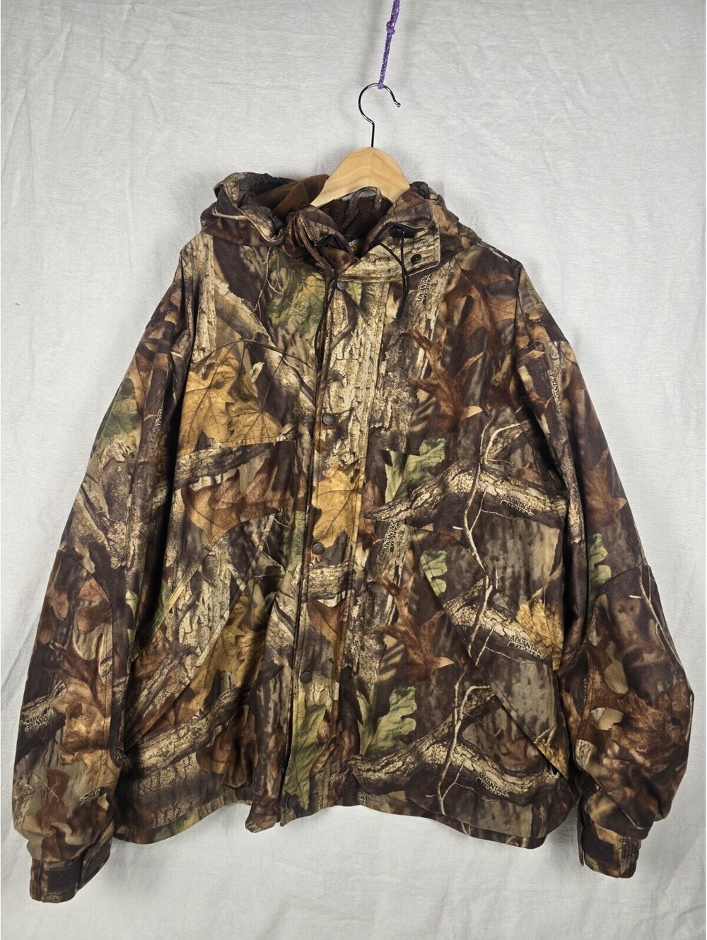 Cabela’s Dry Plus Seclusion 3D Camo Jacket Waterproof Hunting / Fishing 2XL